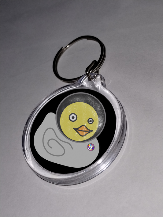 Keychain Duck Astronaut
